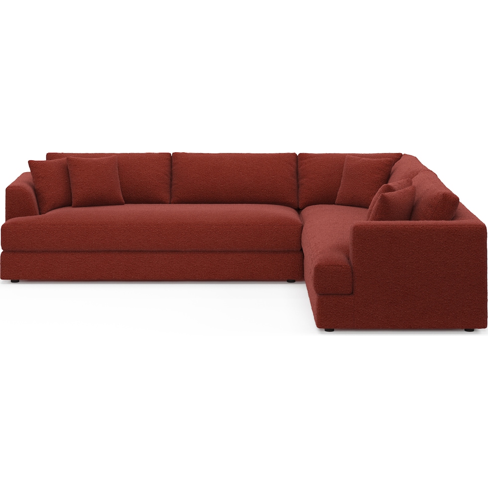 ridley red sectional   