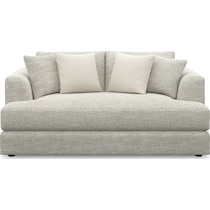 ridley white loveseat   