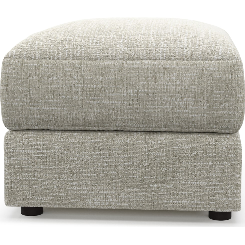 ridley white ottoman   