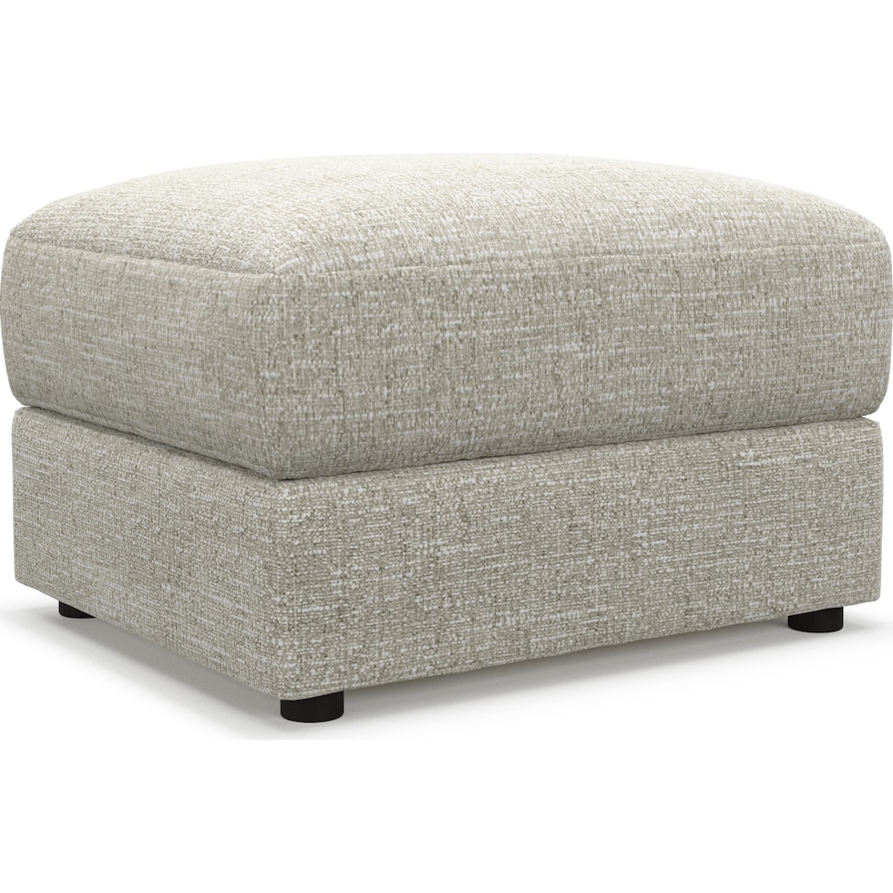 ridley white ottoman   