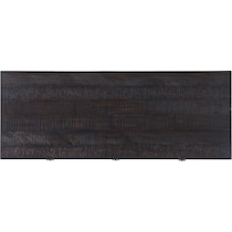 riele dark brown console table   