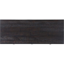 riele dark brown sofa table   