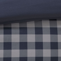 riggs blue full queen bedding set   