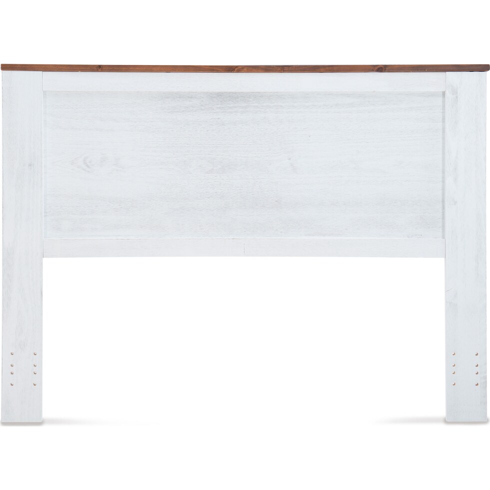 rigsby white full queen headboard   