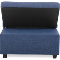 riley blue convertible chair   