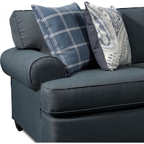 riley blue sofa   