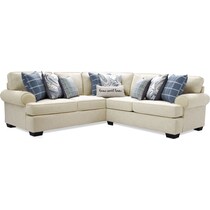 riley light brown  pc sectional   