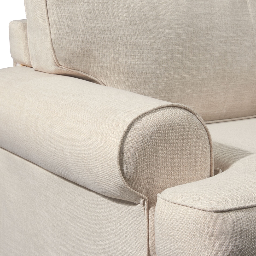 riley light brown  pc sectional   