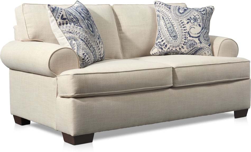 Riley Loveseat Linen Value City Furniture