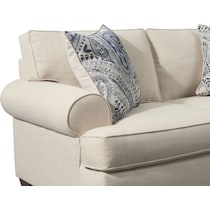 riley light brown loveseat   