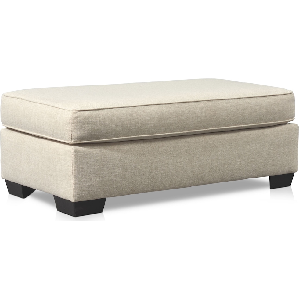 riley light brown ottoman   