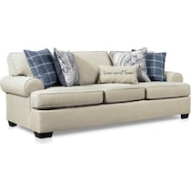 riley light brown sofa   