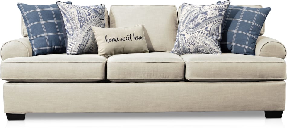 Riley Sofa Linen Value City Furniture