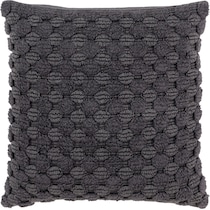 rinna gray accent pillow   