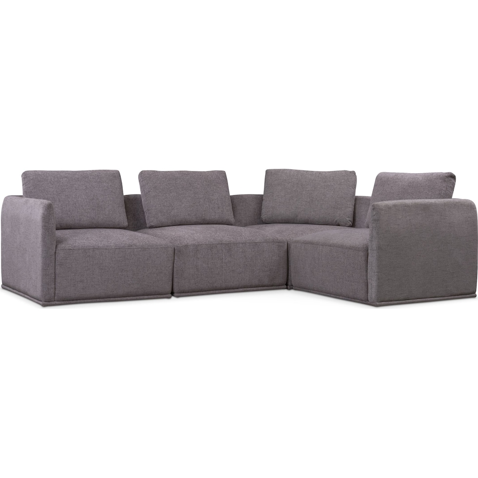 rio gray  pc sectional   