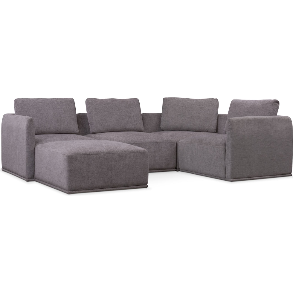 rio gray  pc sectional   