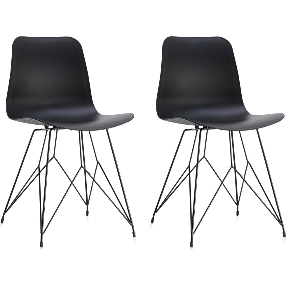 riptide black outdoor chair set   