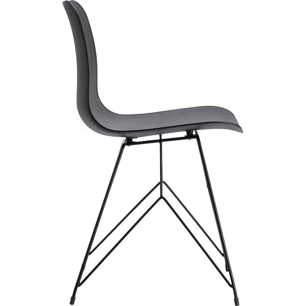 riptide black outdoor chair set   