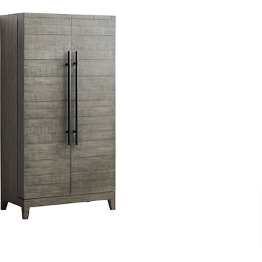 Rittman Wine and Bar Cabinet - Gray