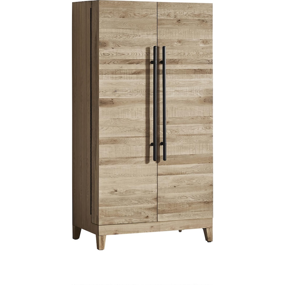 rittman light brown wine cabinet   