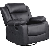 rivera black recliner   