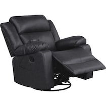 rivera black recliner   