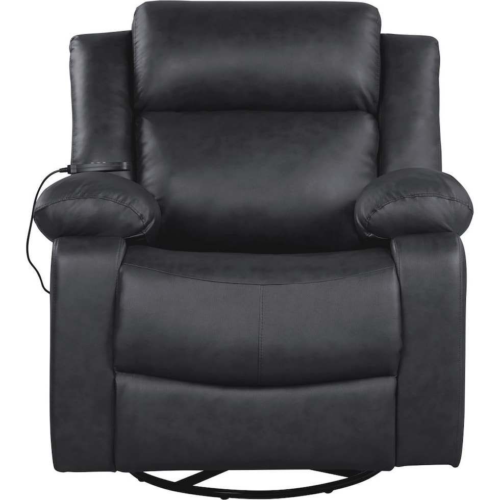 rivera black recliner   