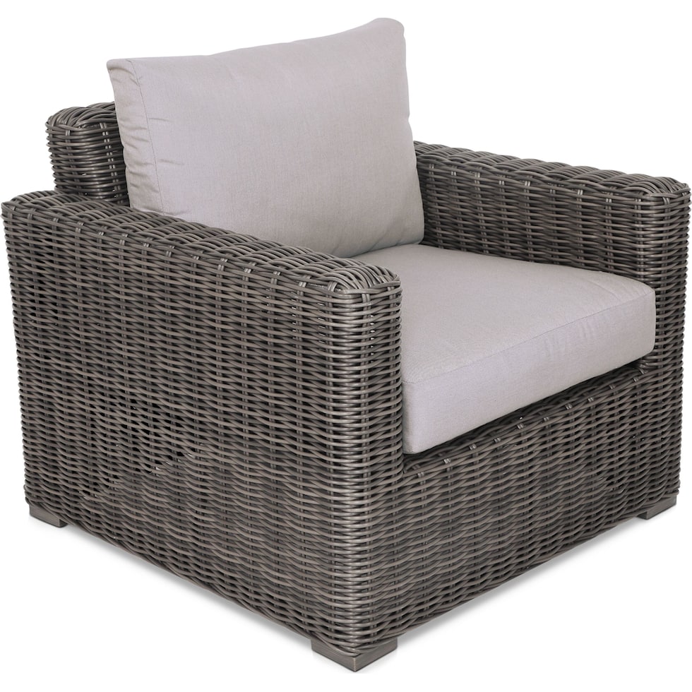 riverside gray outdoor chair   