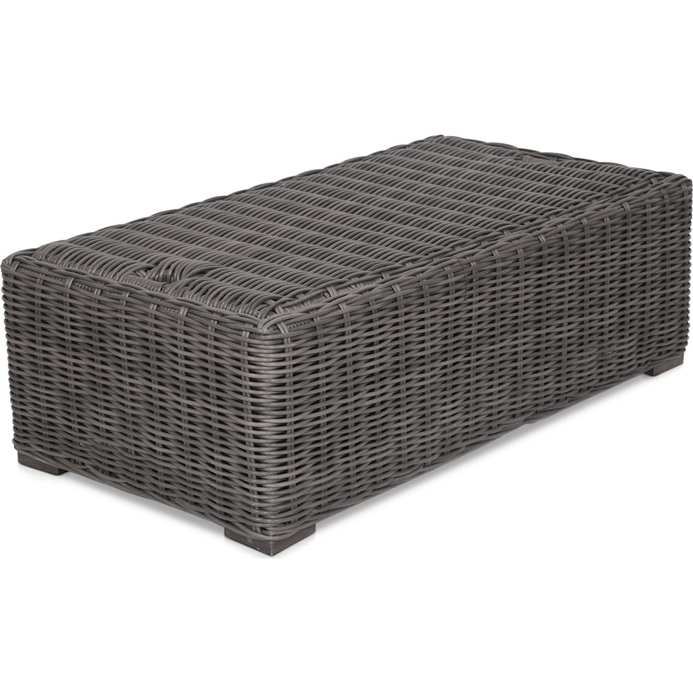 riverside gray outdoor coffee table   