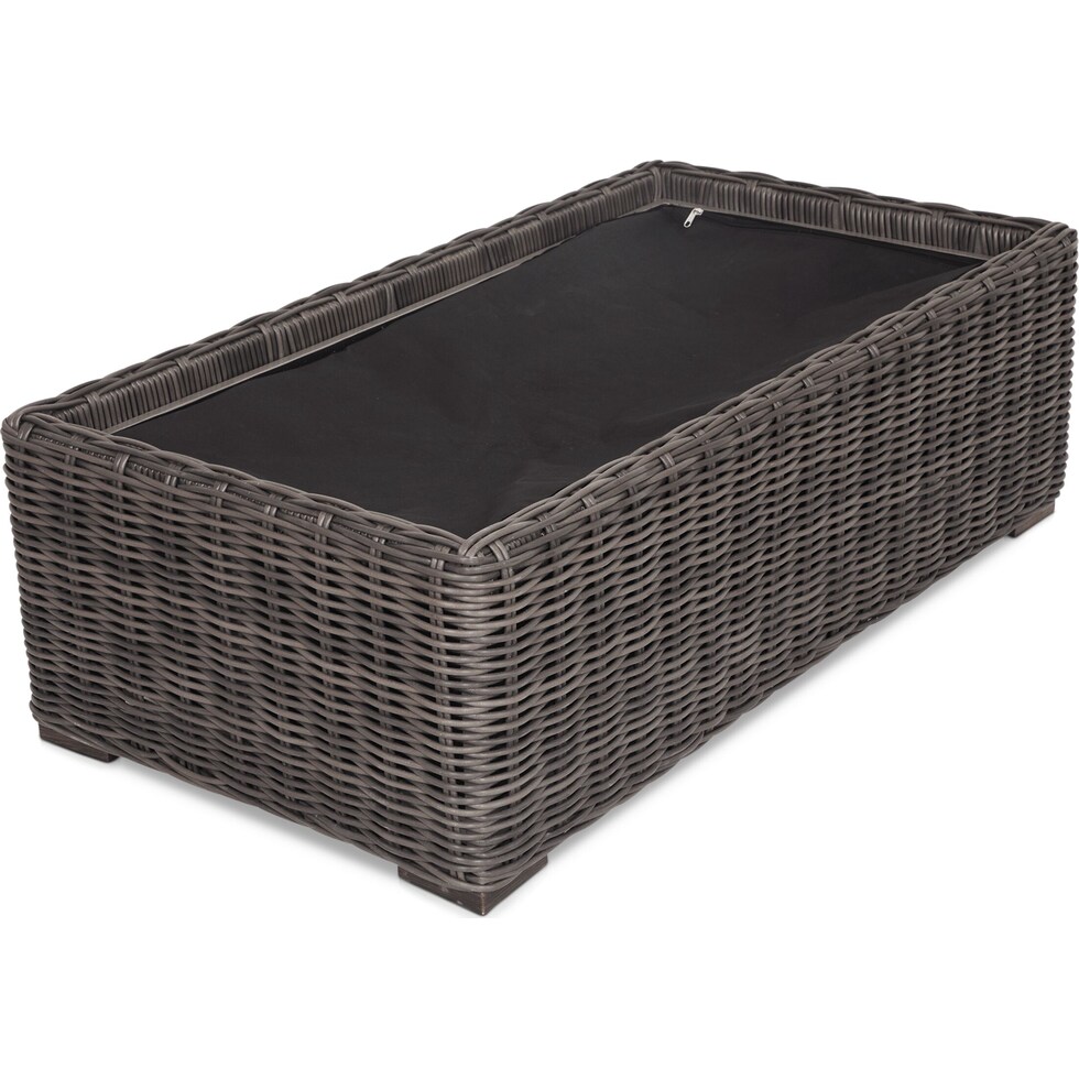 riverside gray outdoor coffee table   