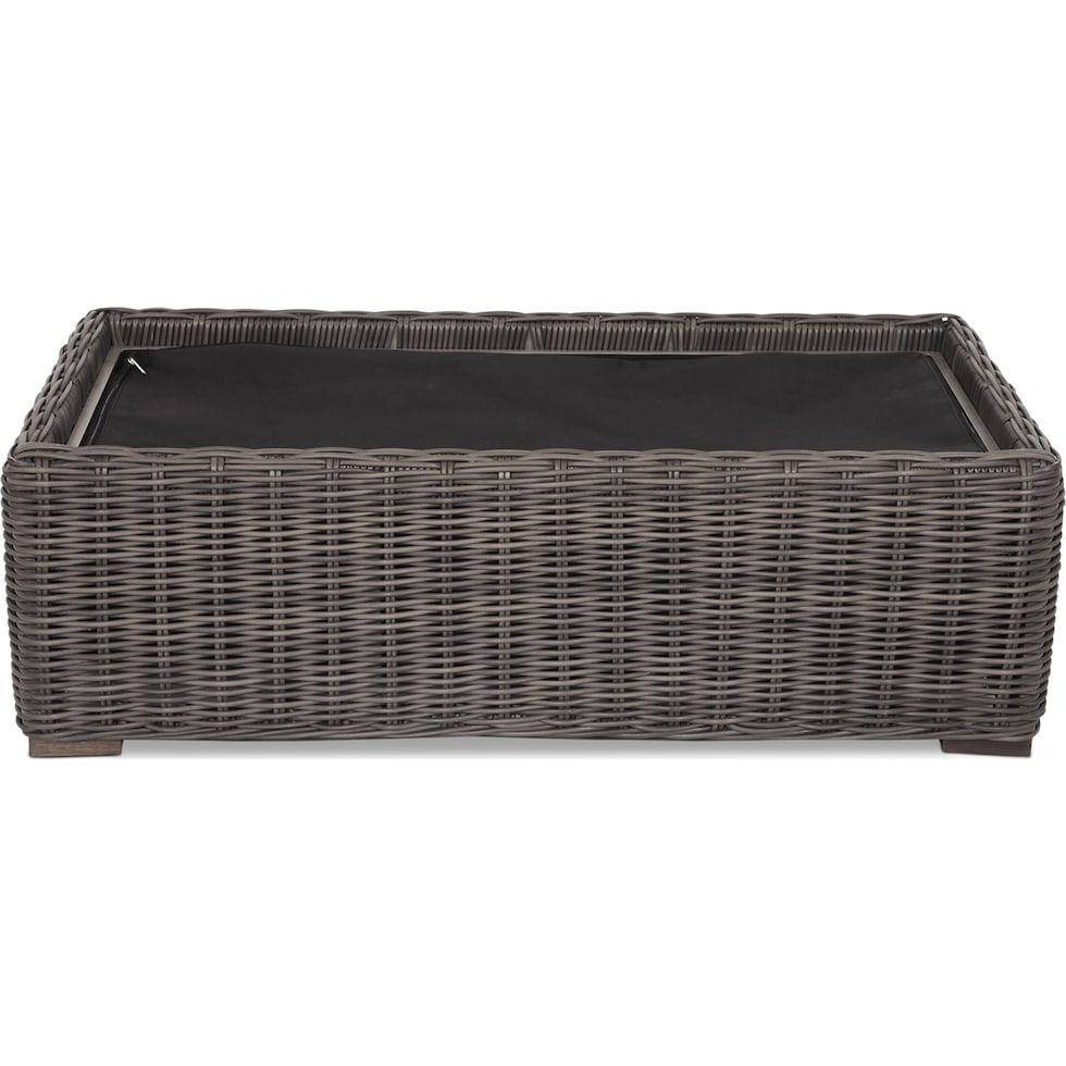 riverside gray outdoor coffee table   