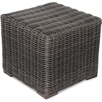 riverside gray outdoor end table   