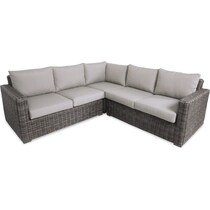 riverside gray outdoor sectional   