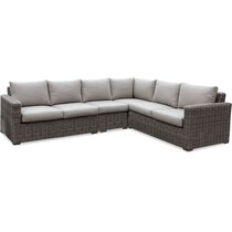 riverside gray outdoor sectional   