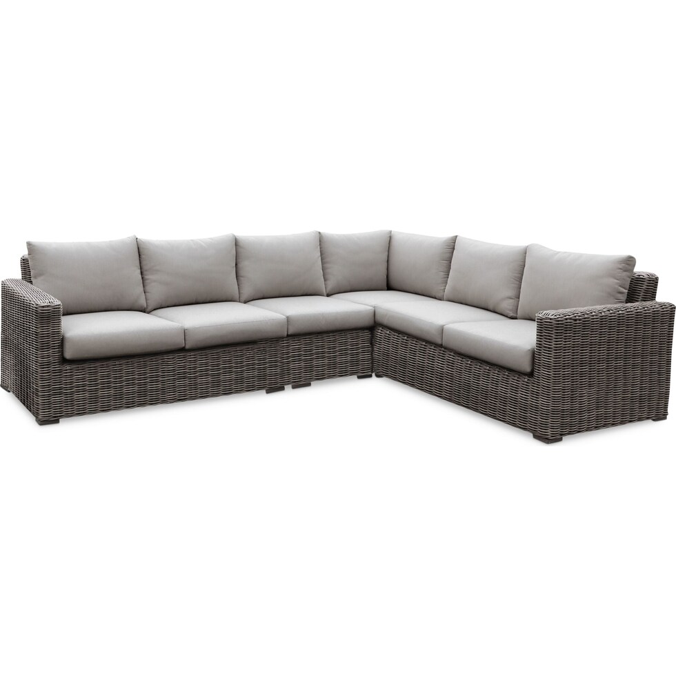 riverside gray outdoor sectional   