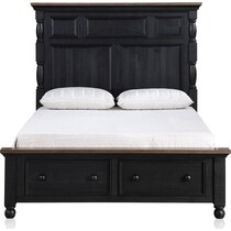 riverview black king bed   