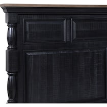 riverview black queen bed   