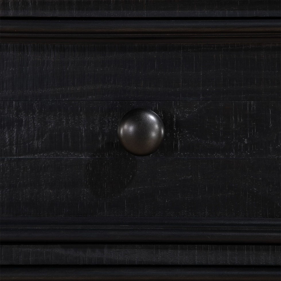 riverview black queen bed   