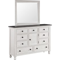 riverview white  pc queen storage bedroom   