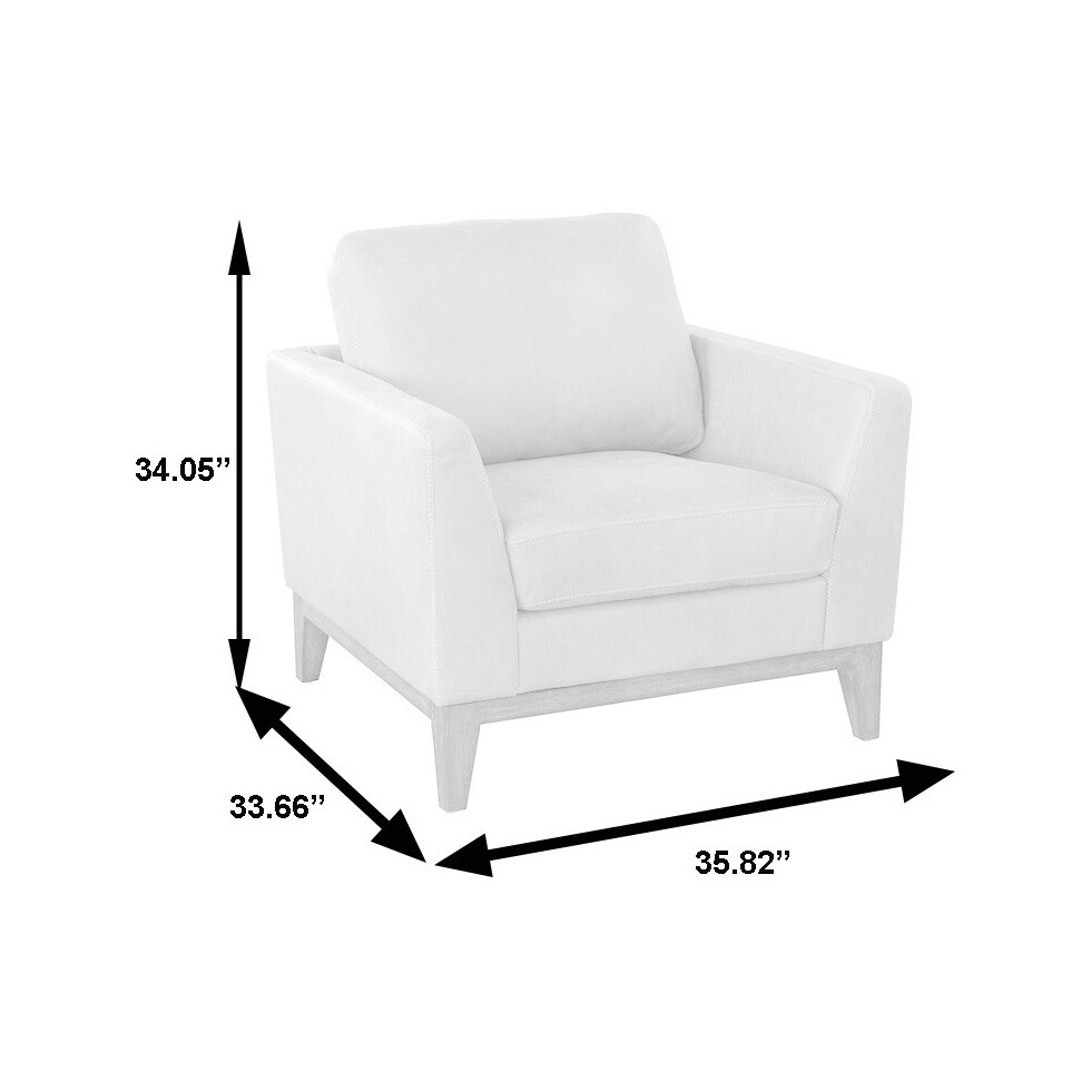 riveter light brown accent chair   