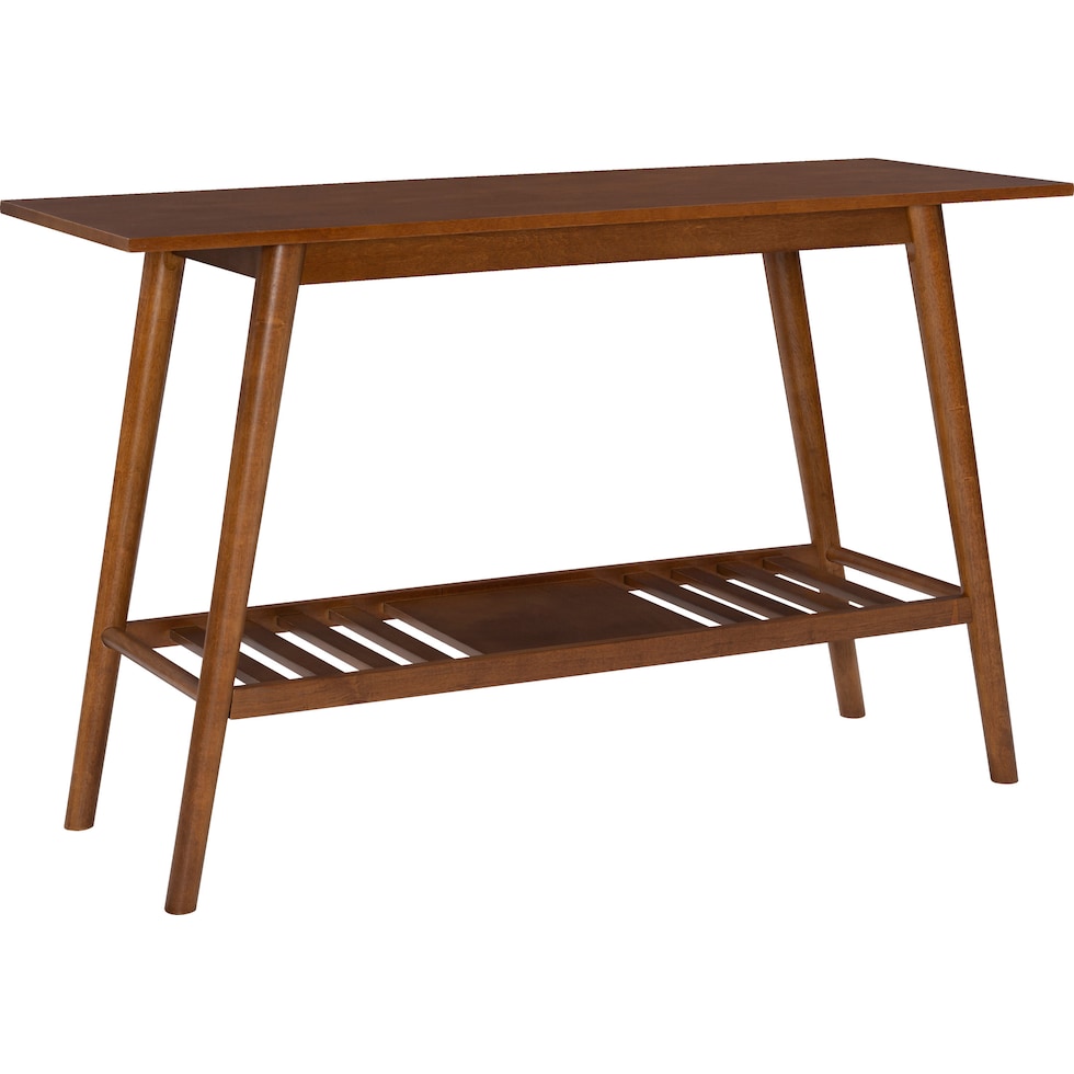 rixie dark brown console table   