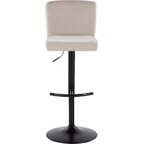 robby beige black bar stool   