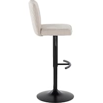 robby beige black bar stool   