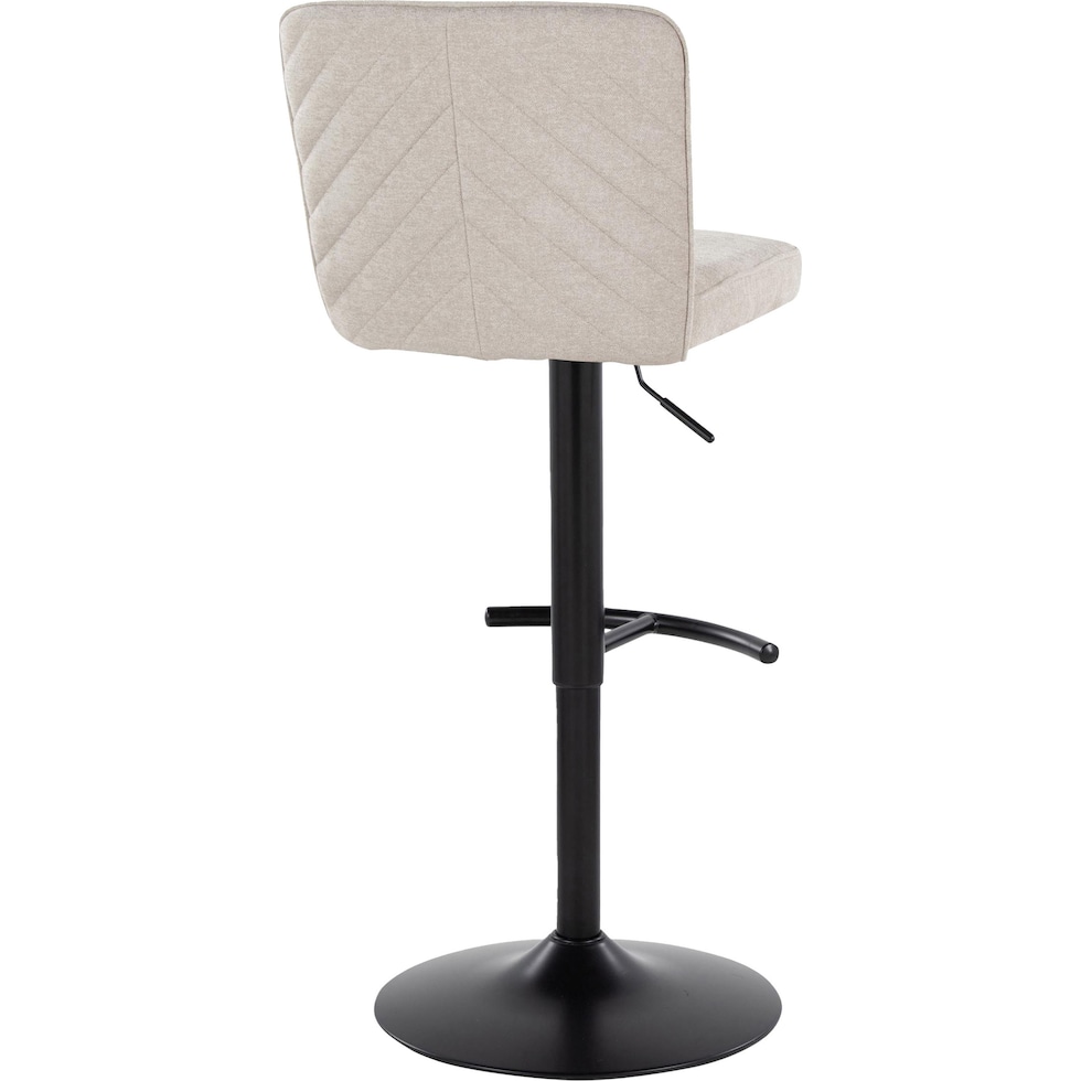 robby beige black bar stool   