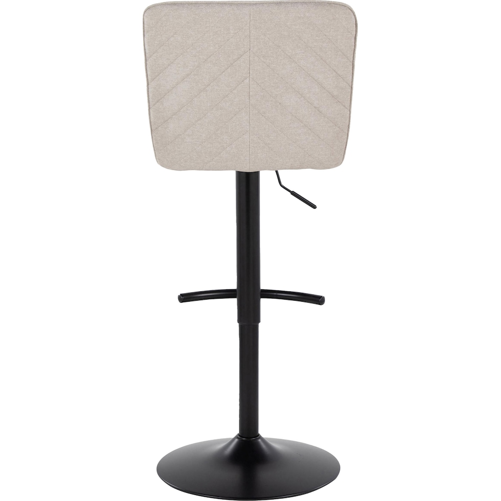 robby beige black bar stool   