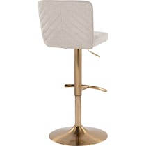 robby beige gold bar stool   