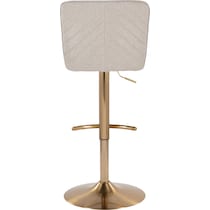robby beige gold bar stool   