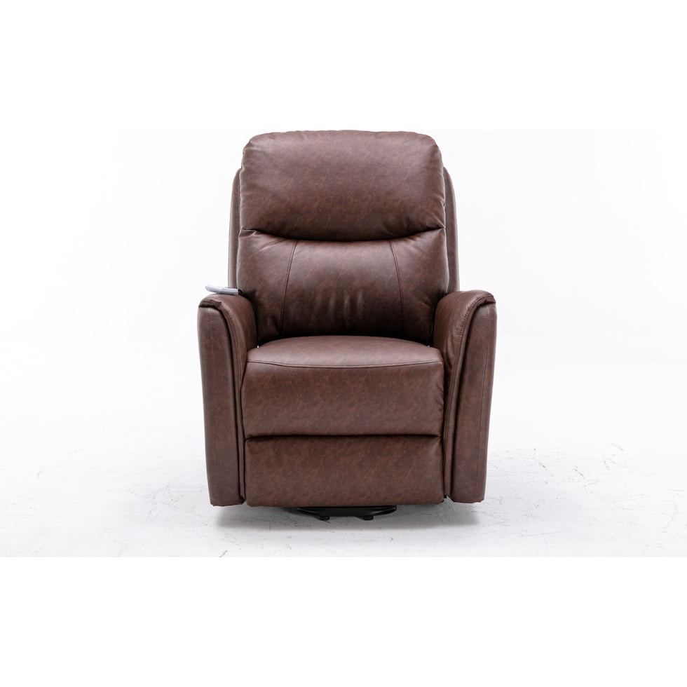 robert dark brown lift chair   