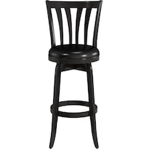 roberta black bar stool   
