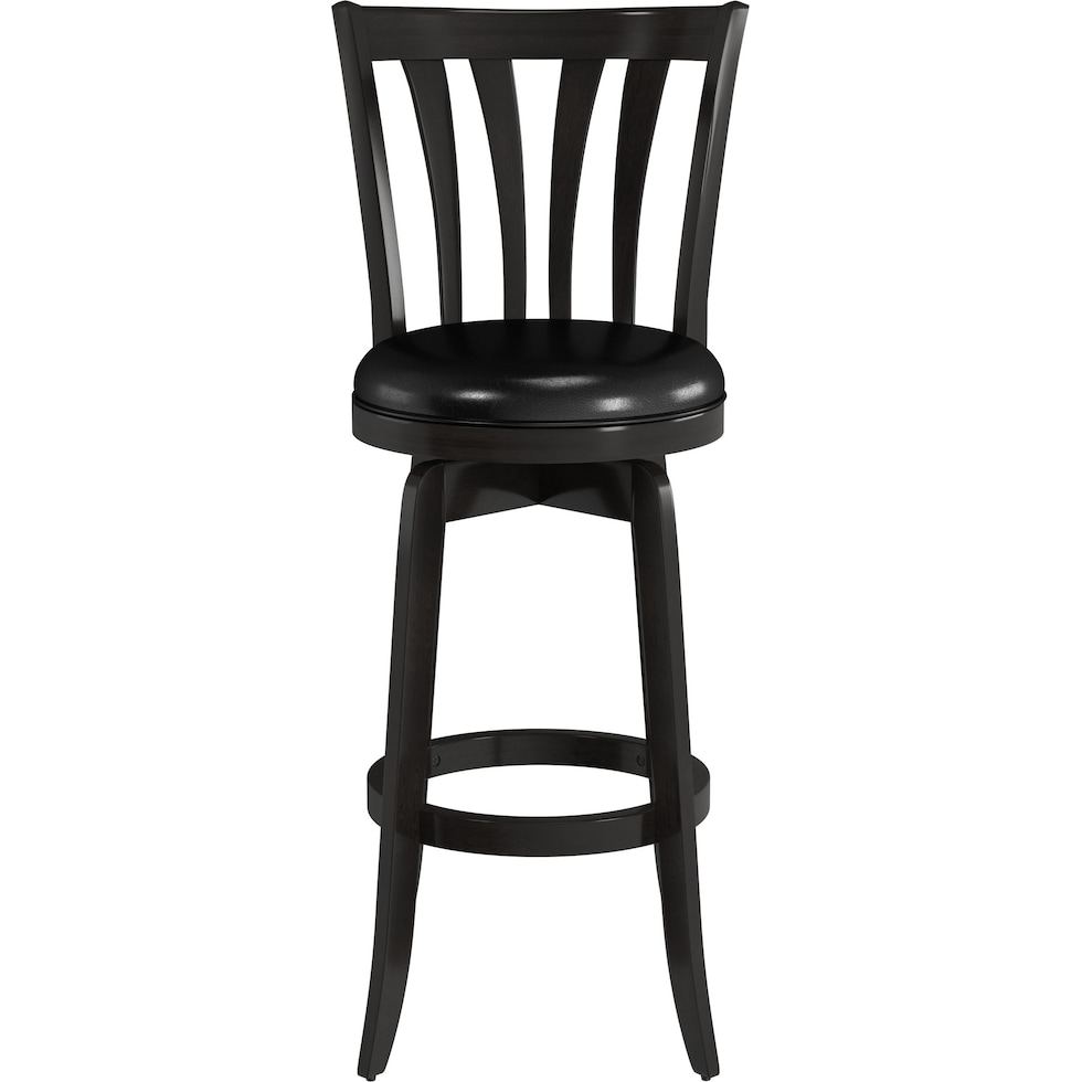 roberta black bar stool   